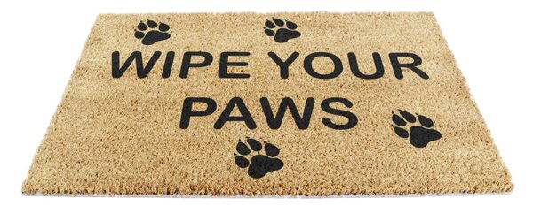 Rohožka z kokosového vlákna 40x60 cm Wipe Your Paws – Artsy Doormats