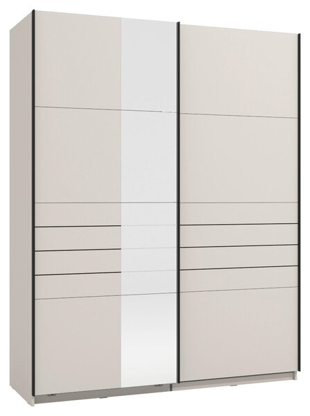 ŠAT. SKRIŇA S POSUV. DVERAMI, kašmírová, 145,5/217,5/60 cm Xora - Skrine