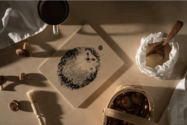 Muurla Doska Hedgehog 18x22cm