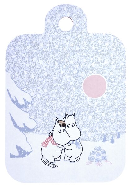 Muurla Doska Moomin Let it snow 21x30cm
