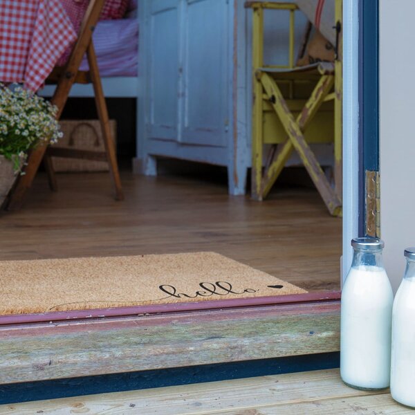 Rohožka z kokosového vlákna 40x60 cm Hello Scribble – Artsy Doormats