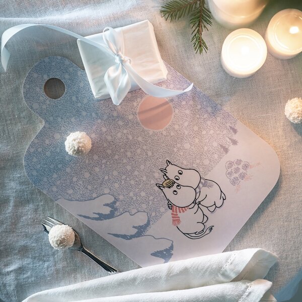 Muurla Doska Moomin Let it snow 21x30cm