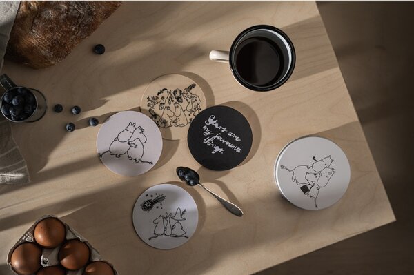 Muurla Set podtáciek Moomin, 4ks / 80. výročie