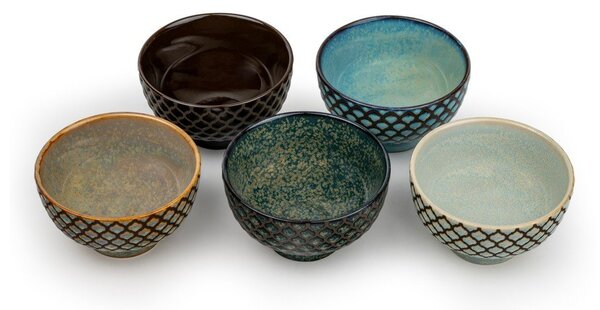 Porcelánové šálky v súprave 5 ks 200 ml Sara – Bredemeijer