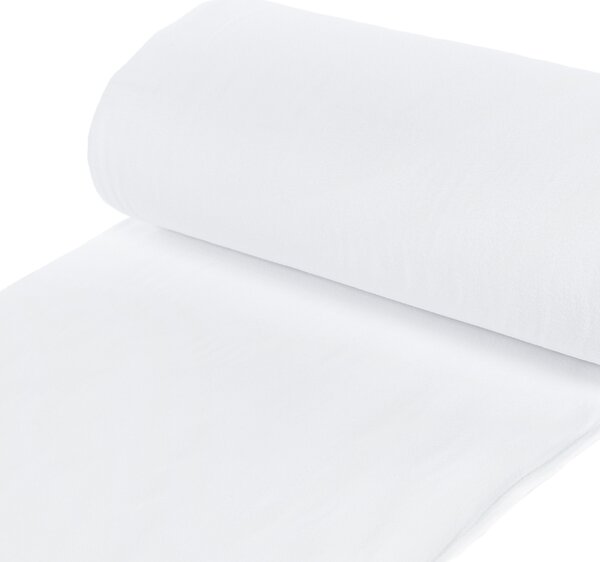 Polar fleece antipilling PF-001 Biely – metráž š. 140 cm