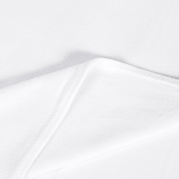 Polar fleece antipilling PF-001 Biely – metráž š. 140 cm