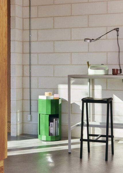 HAY Úložný stolík Facet Cabinet 101, spinach green
