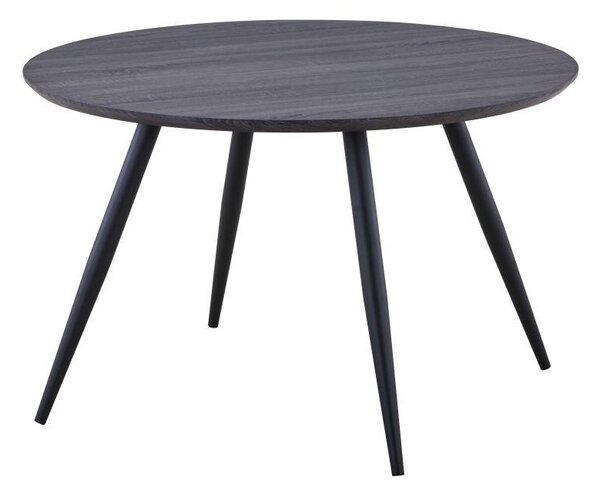 JEDÁLENSKÝ STÔL, čierna, farba vlašského orecha, 120/75/120 cm Carryhome - Stoly