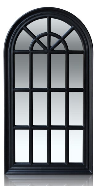 Casa Chic Savile Francúzske okenné zrkadlo Drevený rám 86 x 46 cm