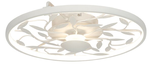 Stropné svietidlo Art Deco biele 3-stupňové stmievateľné - Bota