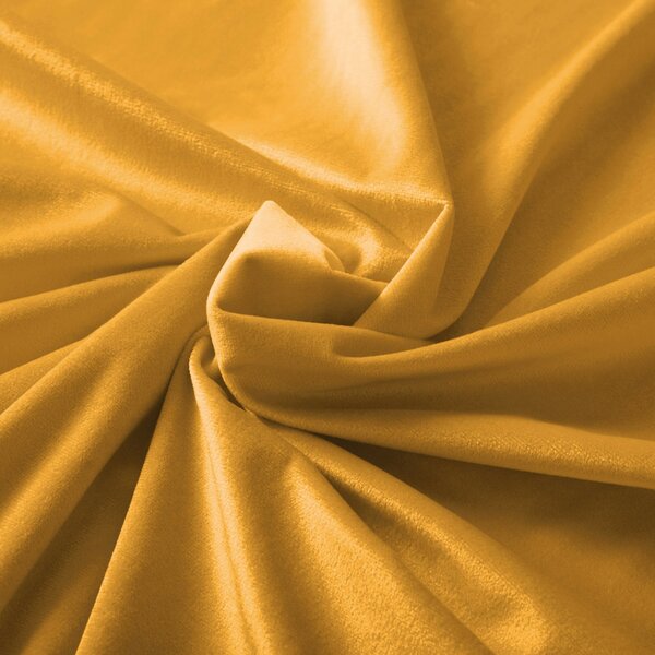 Biante Zamatový oválny obrus Velvet Prémium SVP-037 Zlatisto oranžový 50x100 cm