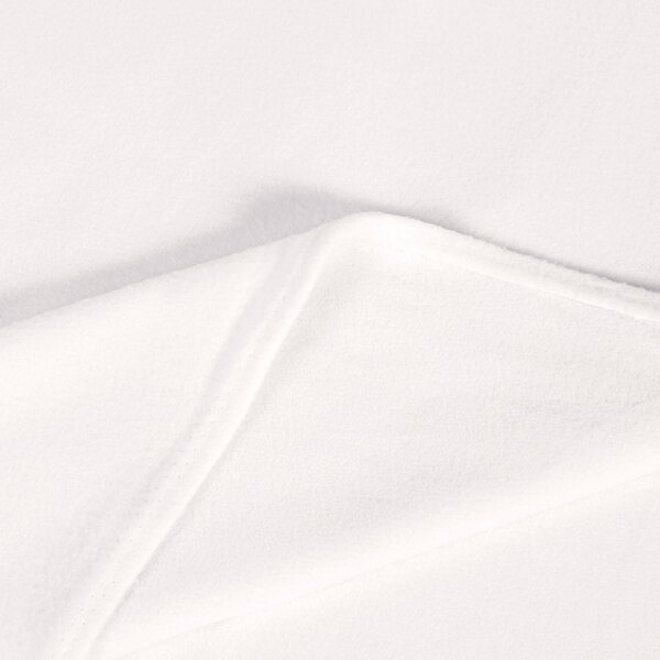 Polar fleece antipilling PF-016 Smotanovo biely – metráž š. 150 cm