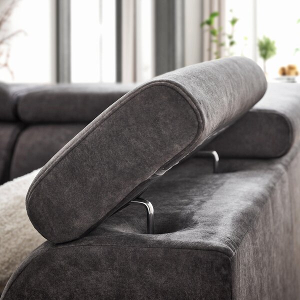 SEDACIA SÚPRAVA, textil, grafitová Stylife - Sedačky