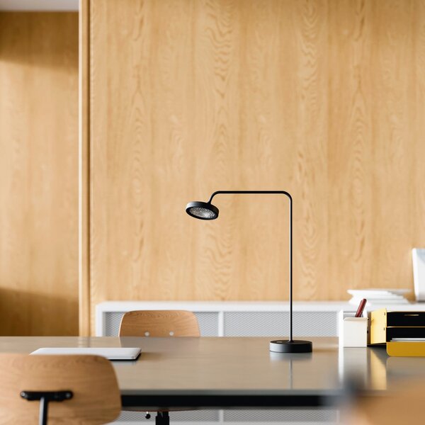 Stolové Lampa Sigor, Nivo, stmievateľné, Čierna, Obývacia izba, Hliník, Moderný