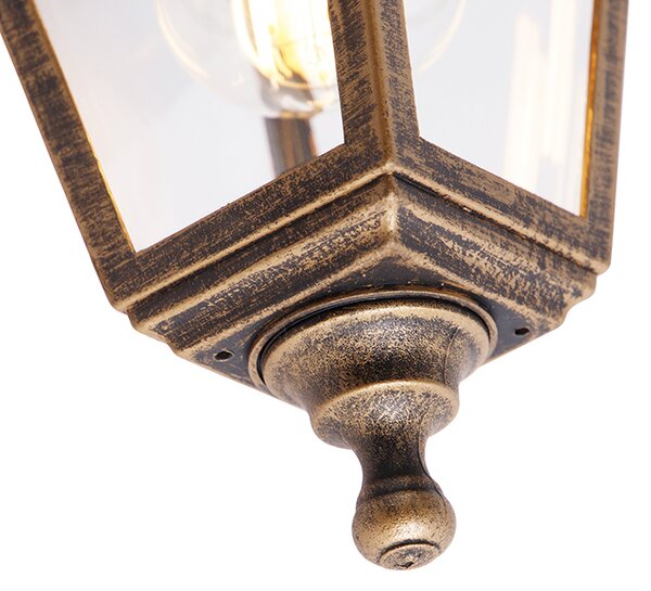Vonkajšia nástenná lampa starožitné zlato IP44 - Capital