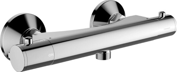 Omnires Mini, nástenná termostatická sprchová batéria, chrómová, OMN-MI1546CR