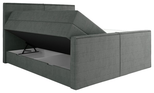 BOXSPRINGOVÁ POSTEĽ, 180/200 cm, sivá Livetastic - Online Only spálne, Online Only