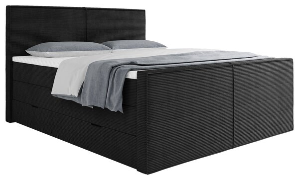 BOXSPRINGOVÁ POSTEĽ, 180/200 cm, čierna Livetastic - Online Only spálne, Online Only