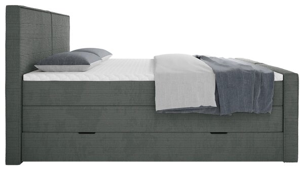 BOXSPRINGOVÁ POSTEĽ, 180/200 cm, sivá Livetastic - Online Only spálne, Online Only