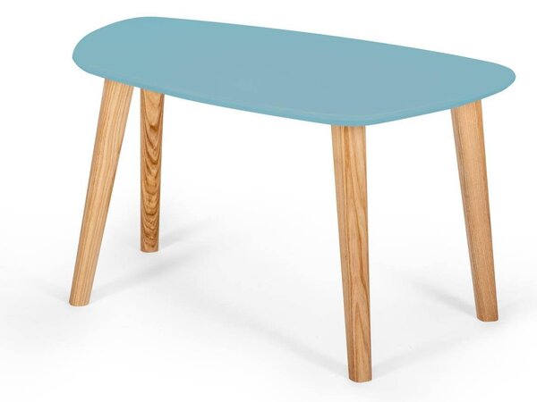 RAGABA Endocarp konferenčný stôl, nebeská modrá/drevo