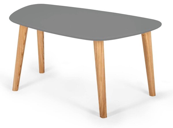 RAGABA Endocarp konferenčný stôl, tmavošedá/drevo