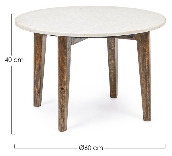 SYLVESTER konferenčný stolík D60cm