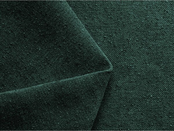 Tmavozelená čalúnená dvojlôžková posteľ s úložným priestorom s roštom 160x200 cm Hauke – Makamii