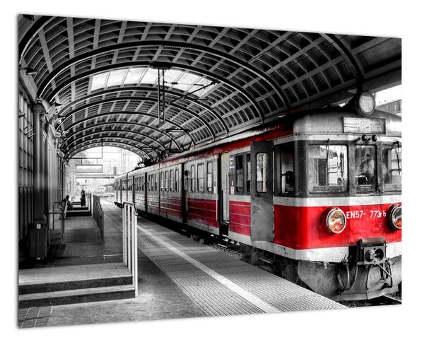 Vlaková stanica - obraz (Obraz 60x40cm)