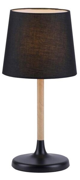 Leuchten Direkt 14423-18 - Stolná lampa NIMA 1xE14/40W/230V čierna