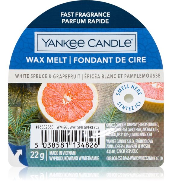 Yankee Candle White Spruce & Grapefruit vosk do aromalampy 22 g