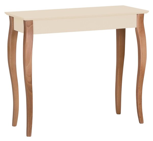 RAGABA Lillo konzolový stôl stredný, kriedová biela/drevo