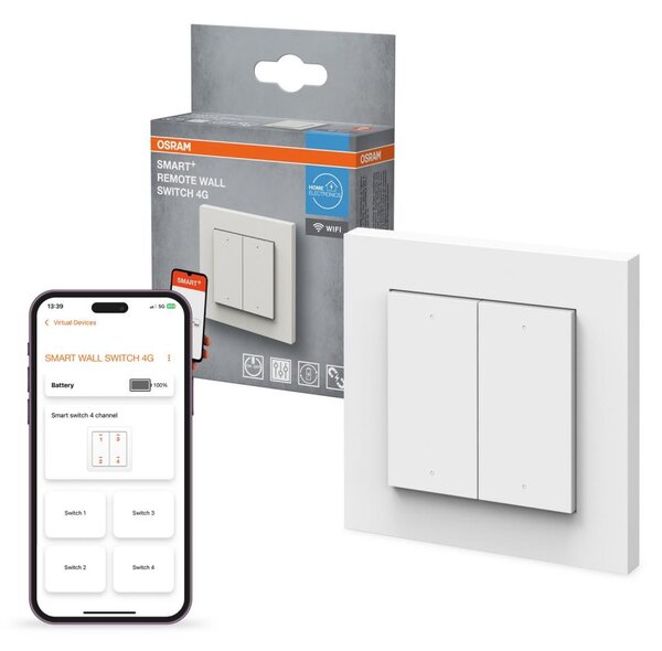 Osram - Bezdrôtový vypínač 4-tlačidlový SMART+ 5V Wi-Fi