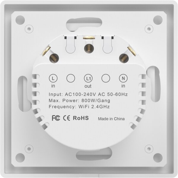 Immax NEO 07549L - Jednotlačidlový SMART vypínač 230 V