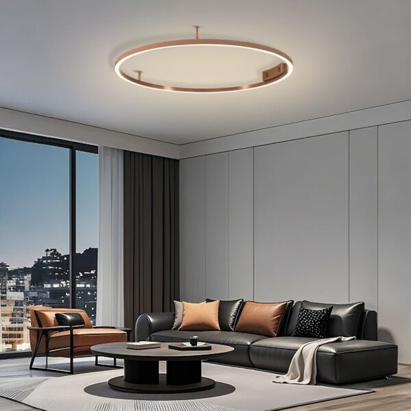 Immax NEO 07326-80C-LED Stmievateľné stropné svietidlo FINO LED/55W/230V 80 cm Tuya ružové zlato+diaľkový ovládač