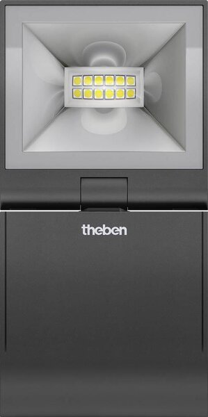 Theben - LED nástenný reflektor LED/10W/230V čierny IP55