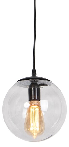 Moderná závesná lampa sivá 20 cm - Pallon