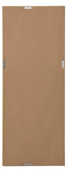 Nástenné zrkadlo strieborná 50 x 130 cm obdĺžnikové moderný štýl obývacia izba spálňa