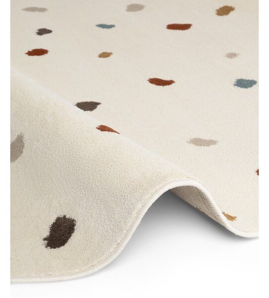 Krémový detský koberec ø160 cm Funny Dots – Hanse Home