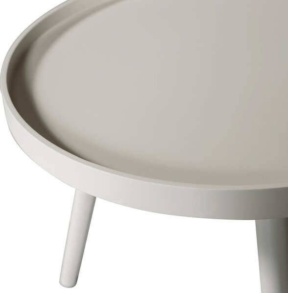 MUZZA Odkládací stolík Mesa M ø 45 x 45 cm pieskový