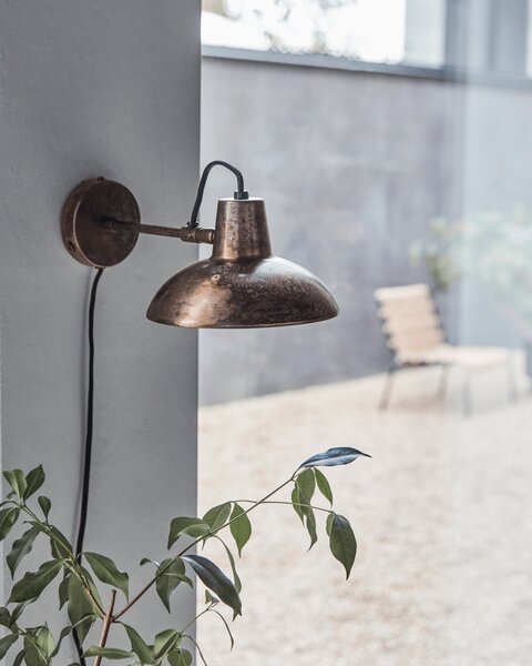 MUZZA Nástenná lampa Kse mosadzné