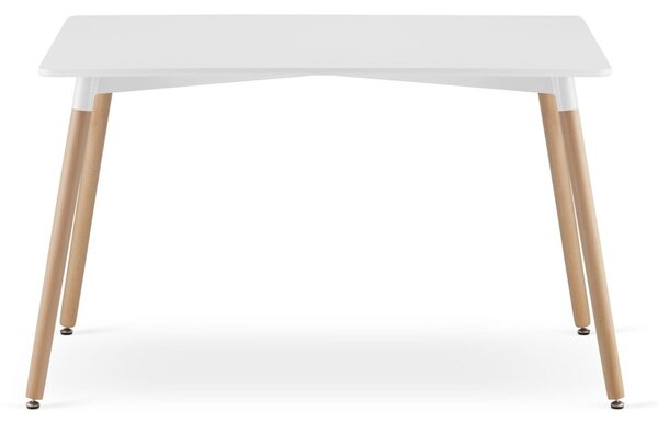 Stôl ADRIA 120 cm x 80 cm - biely