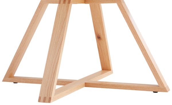 KONFERENČNÝ STOLÍK, biela, farba duba, drevo, kompozitné drevo, 80/80/39 cm MID.YOU - Stolíky do obývačky, Online Only