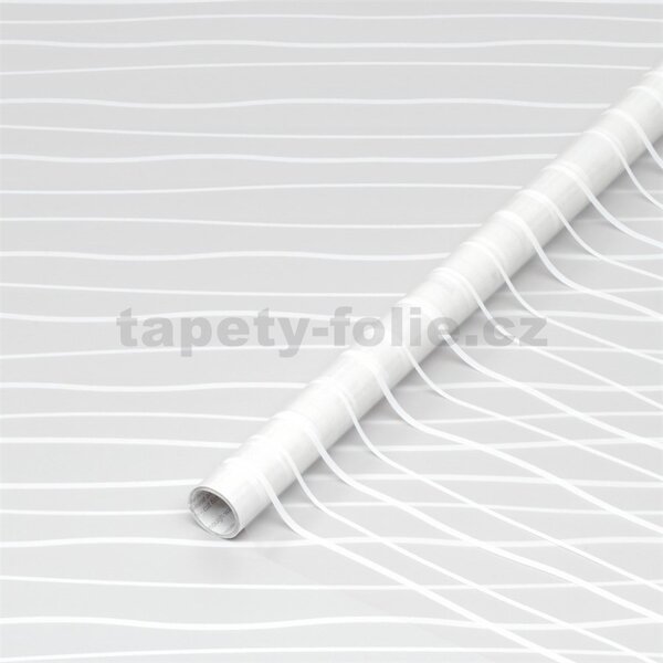 Statická tapeta transparentná Waves 338-0045 rozmer 45 cm x 1,5 m, vlnovky, d-c-fix