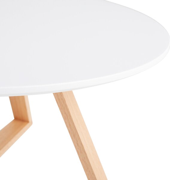 KONFERENČNÝ STOLÍK, biela, farba duba, drevo, kompozitné drevo, 80/80/39 cm MID.YOU - Stolíky do obývačky, Online Only