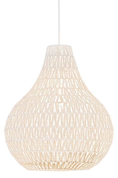 Skandiánske závesné svietidlo biele 45 cm - Lina Drop