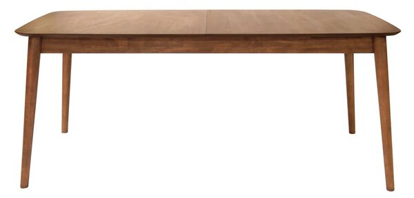 Rozkladací jedálenský stôl s prídavnou doskou v dekore orecha 90x180 cm Montreux – Actona