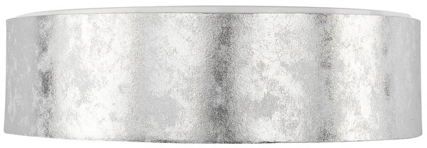 Stropná lampa strieborná zmes bavlny a polyesteru ø 45 cm na strop moderný boho štýl obývačka spálňa jedáleň