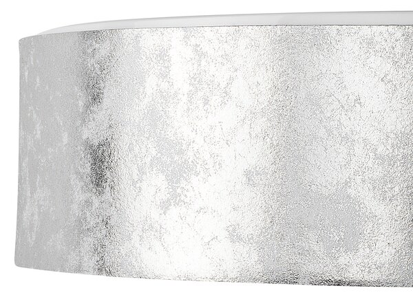Stropná lampa strieborná zmes bavlny a polyesteru ø 45 cm na strop moderný boho štýl obývačka spálňa jedáleň