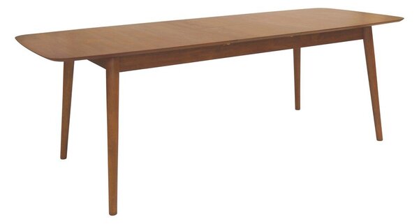 Rozkladací jedálenský stôl s prídavnou doskou v dekore orecha 90x180 cm Montreux – Actona