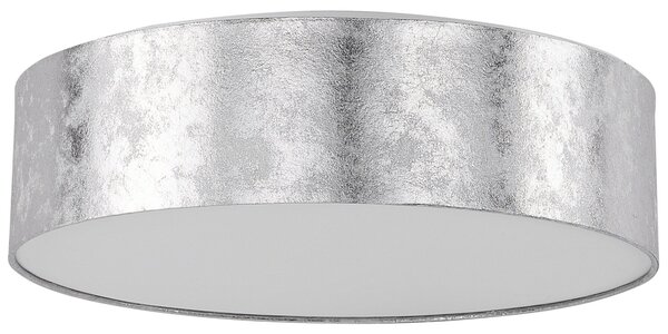 Stropná lampa strieborná zmes bavlny a polyesteru ø 45 cm na strop moderný boho štýl obývačka spálňa jedáleň